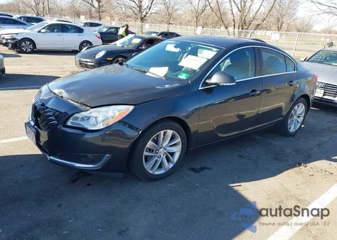 2016 Buick Regal Turbo из США, поврежденный, VIN 2G4GK5EX7G9150307